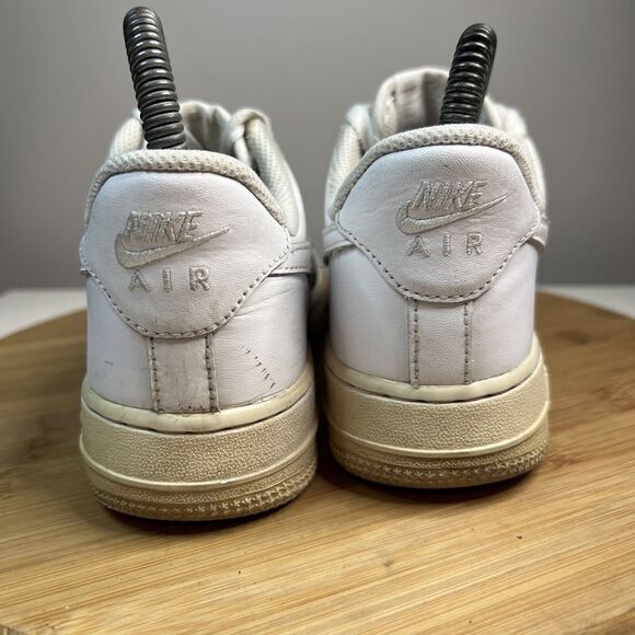 Nike Air Force 1 Womens Size 5.5 Shoes Low '07 White Leather Sneakers 315115-112 - Picture 4 of 8
